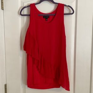 Bright red dress top gently worn